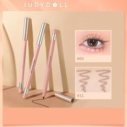 Kombinacja cieni do oczu Judydoll kremowe żelowe eyeliner ołówek wodoodporny rozprzestrzenianie się długotrwały, leżący makijaż jedwabników kosmetyka kosmetyczna rozjaśnianie 230830