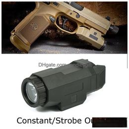 Tactical Scout Light Compact Apl Strobe Flashlight For 20Mm Picatinny Rail Drop Delivery