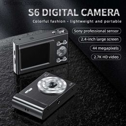Camcorders S6 Digital Camera HD Major Students Take Home Trips To Campus Portable Card 4K Anti-shaking Photograph and Video Q230831