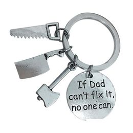 Keychains Lanyards If Dad Cant Fix It No One Can Diy Tool Wrench Spanner Re Hammer Model Key Chain Ring Keychain Keyring Gift 373180 Dhm0O