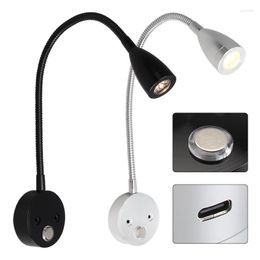 Wall Lamp Touch Dimming TYPE-C Fast Charging Port RV Reading Light Boat Yacht Hose DC10-30V