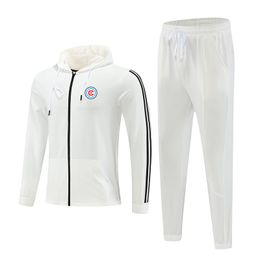 Chicagos Fire Men's Tracksuits outdoor sports warm long sleeve clothing full zipper With cap long sleeve leisure sports suit