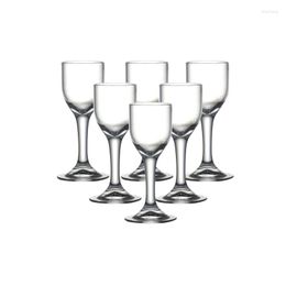 Wine Glasses Set Of 6 0.5oz Liqueur Handmade Blown Chinese BAIJIU S Glass For Vodka Spirit Drinks Wedding Family Party 15ml