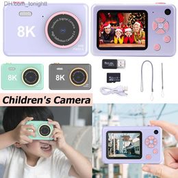 Camcorders 80MP Children Camera Kids Toy 2.4 Inch HD Screen Video Photography Photo Cartoon USB Charging Birthday Gift Q230831