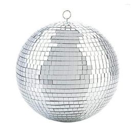 Liquid Soap Dispenser Colourful Stage Lighting Effect 8 Inch 20cm Disco Mirror Glitter Ball Lightweight Silver Christmas Party Decor