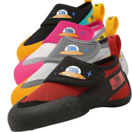 Athletic Outdoor Professional Climbing Sports Shoes Anti-slip Youth Climbing Shoes Kids Indoor Climbing Shoes Beginner Climbing Training Shoes 230830