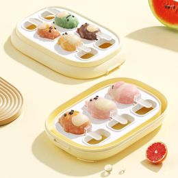 Baking Moulds Cartoon Cubes Tray Mould Quick Release Ice Stick Making Tool For Summer Party