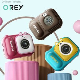 Camcorders Cute Children Kids Camera 2.4 Inch Ips HD Screen Child Educational Toys Video Recorder for Birthday Gift Q230831
