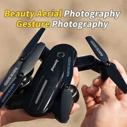 RC Foldable Drone, Optical Flow Hovering, HD Dual Cameras, Headless Mode, One Key Take Off/Landing, Trajectory Flight, MV Production, 5G Image Transmission