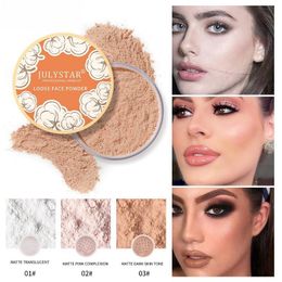 Loose Face Powder Light Nude Matte Makeup Setting Powder Waterproof Lasting Powder Foundation Oil-control Concealer 8g