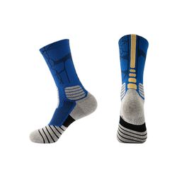 Men's Socks Basketball Socks Man Breathable Sports Socks Patchwork Compression Function Running Fitness Pile Sole Elastic Middle Tube Socks 230830