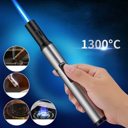 Creative Torch Pen Gun Lighter Jet Cigar Windproof Kitchen Camping BBQ Butane No Gas Smoking Accessories ORIS