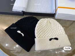 23ss designer girl hats braid Beanie for women fashion Contrast logo caps high quality Skull Cap Including box Preferred Gift