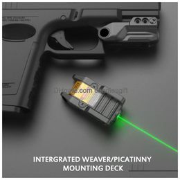 Type-C Rechargeable Green Laser Sight 1 Set With Constant Pse Output Mounted Picatinny Rail Drop Delivery
