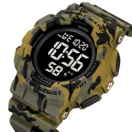 Wristwatches SKMEI Cool Men's Watch Metronome Alarm Clock Outdoor Sports High Volume Shockproof Luminous Waterproof Electronic 2081