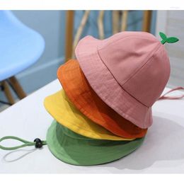 Hair Accessories F62D Toddler Spring Bucket Hat Summer Sun Hats Gender Neutral Adjustable Infant