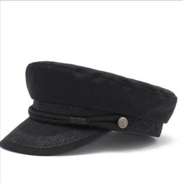 Berets Large size navy cap small head flat hat army big bone sun men plus military caps 54cm 56cm 575cm 59cm 6062cm 230830