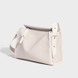 Evening Bags Large Capacity Bag Women 2023 Soft Leather Commuter Tote Wide Shoulder Strap Single Oblique Straddle