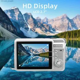 Camcorders 720P/ 1080P Digital Camera HD Video Camcorder 18MP/ 48MP Photo 8X Zoom Anti-shake 2.7 Inch TFT Screen for Kids Teens Gift Q230831