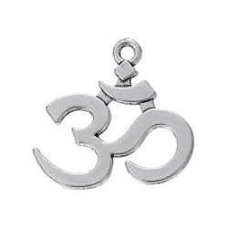 Charms New Fashion Easy To Diy Well Selling 20Pcs Om Yoga Relius Jewellery Making Fit For Necklace Or Bracelet Drop Delivery Findings Co Dhzck