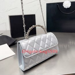 2023 high-quality Top bags luxuries designer women bag custom brand handbag Women's leather gold chain crossbody cattle shoulder bag