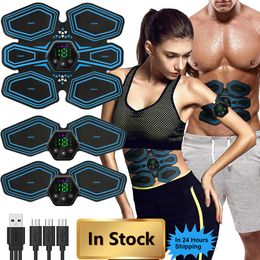 Other Massage Items Drop EMS Abdominal Muscle Stimulator Hip Trainer Toner USB Abs Fitness Training Gear Machine Home Gym Body Slimming 230831