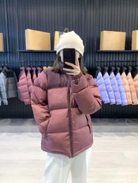 Fashion puffer jacket Warm Thick Coats new men women winter letter printed down jacket Outdoor Feather Ladies Outwear Keep warm short coat Hooded 4 styles white green