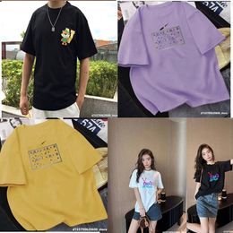 Luxury Designer 2023new Men and Women High Luxury Letter Printing Graffiti Short Sleeve T-shirt