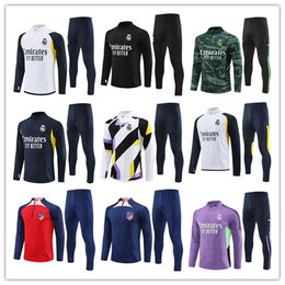 2023 24 Real Madrid tracksuits survetement jacket Training suit soccer tracksuits 23 24 adult male and kids Atletico Madrids tracksuit set men football jackets