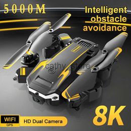 Simulators KBDFA New G6 Aerial Drone 8K S6 HD Camera GPS Obstacle Avoidance Q6 RC Helicopter FPV WIFI Professional Foldable Quadcopter Toy x0831