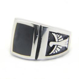 5pcs lot New Flying Eagle Biker Ring 316L Stainless Steel Fashion Jewelry Popular Motorcycles Cool Ring3145