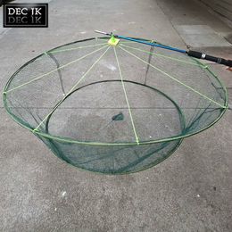 Fishing Accessories Drop Fishing/Landing Net Crayfish/Shrimp Catcher Tank Casting Network Mesh For Fish Eels Trap/Cage Prawn Bait Crab Netting Small 230831