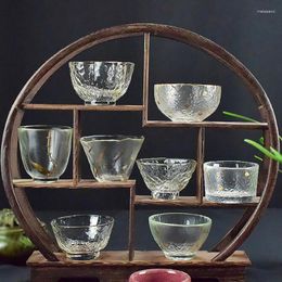 Wine Glasses Japanese-style Handmade Hammered Glass Cup Heat-resistant S Tea Small Cups