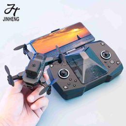 Simulators 2022 KY912 Mini Drone 4K HD Camera Air Pressure Fixed Height Four-sided Obstacle Avoidance Professional Foldable Quadcopter Toys x0831