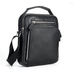 Backpack Business Men Hand Bags Genuine Leather Male Luxury Shoulder Casual Handbag Fashion Travel Quality Messenger