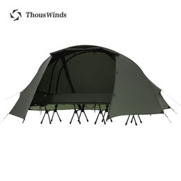 Tents and Shelters Thous Winds Scorpio 1 People Tent Ultralight Backpack Cycling Tent Cot Tent 15D Nylon Ripstop Both Side Silicon Hiking Camp Tent 230830