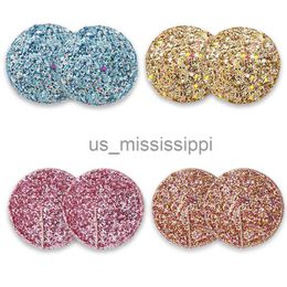 Breast Pad Women Sexy 1 Pair Sequins Nipple Cover Reusable Breast Wear Silicone Nipple Pasties Stickers Bra Pads Chest Stickers x0831