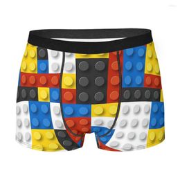 Underpants Mondrian Blocks Man's Boxer Briefs Underwear Minimalist Highly Breathable High Quality Sexy Shorts Gift Idea