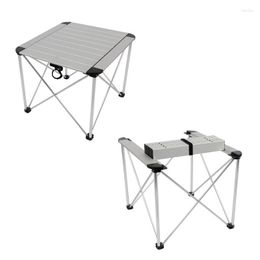 Camp Furniture Ultralight Portable Camping Foldable Table Aluminium Alloy Outdoor For Travel Picnic Coffee Folding