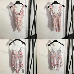 Swimsuit Womens Sexy One Piece Jacquard Design Swimsuit Bathing Suit Lace Up Bikini Luxury Bikini Set211w