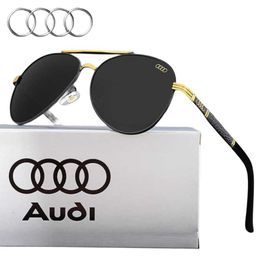 Fashion Audi Top Sunglasses The New Sunglasses For Men's Polarized Toad Glasses And Women's High Definition Driving Tide With Box