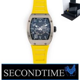 Swiss Sports Watch Richarmilles Luxury Mechanical Automatic Watches Richarmilles Rm05 Rm 005 Automatic Mens Watch 18k White Gold w Skeleton Dial HBTW