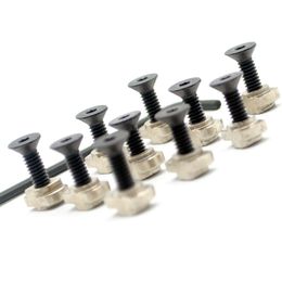 Others Tactical Accessories 10 Pairs Screws And Nuts Set For Keymod/M-Lok Style Rail Section/Rail Mounts Drop Delivery Dhx0U