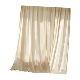 Curtain Window Treatment Fashion Breathable Drapes Elegant Panels Drapery For Cafe Bedroom Living Room Restaurant Decor