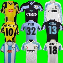 lazio Retro 1989 1990 aston soccer jerseys 1991 19921995 1998 1999 villa NEDVED SIMEONE SALAS GASCOIGNE 2000 15 16 home away football shirt VERON CRESPO NESTA 9898