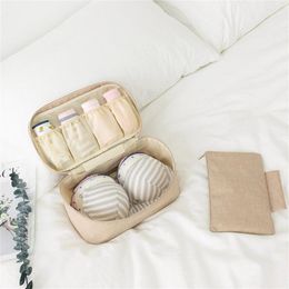 Storage Boxes Minimalist Oxford Cloth Underwear Sock Bag With Large Capacity Convenient Travel Organizing