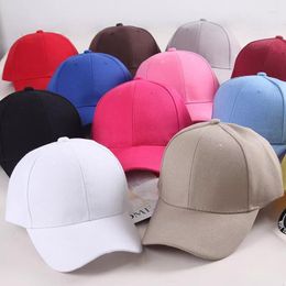 Ball Caps 21 Colours Shade Adjustable Men Solid Colour Baseball Cap Spring Summer Outdoor Sun Protection Women Dad Hat Snapback