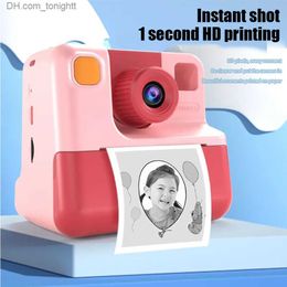 Camcorders Children's Printing Camera Instant Print 1080P HD Digital Kids Shot for Christmas Gift Q230901