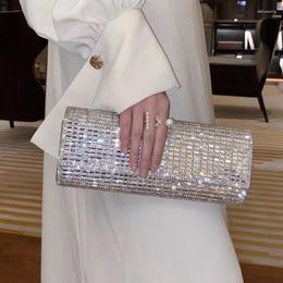 Evening Bags Bag Shoulder Diamond Mobile Phone Handbag For Women High End Party Fashion Trend Female