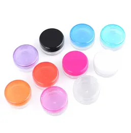 Quaily 3g 5g Plastic Containers Jar Box Transparent Bottle Empty Cosmetic Cream Jars 3ml 5ml Container wholesale